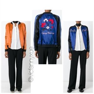 Opening Ceremony reversible embroidered silk souvenir jacket xs